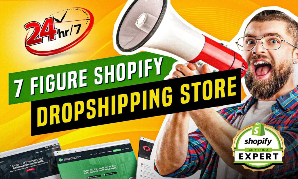 7 6 Figure Shopify Dropshipping Store One Product Shopify Store Design Shopify Website Shopify Expert Designer Maveenio